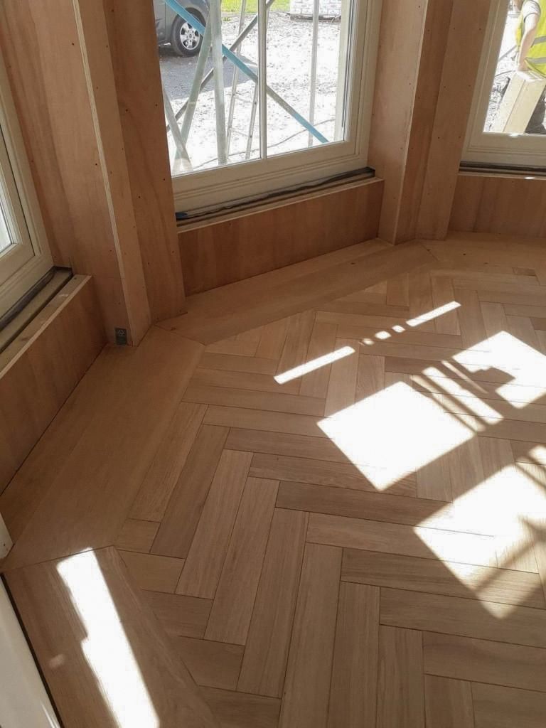 Herringbone Wood Flooring in South Devon