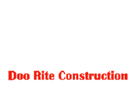 Doo Rite Construction logo in red text on a white background.