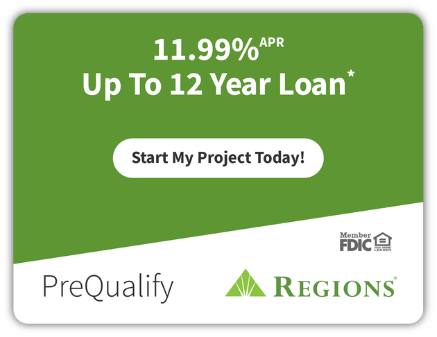 Green Regions loan ad: 11.99% APR up to 12-year loan with 