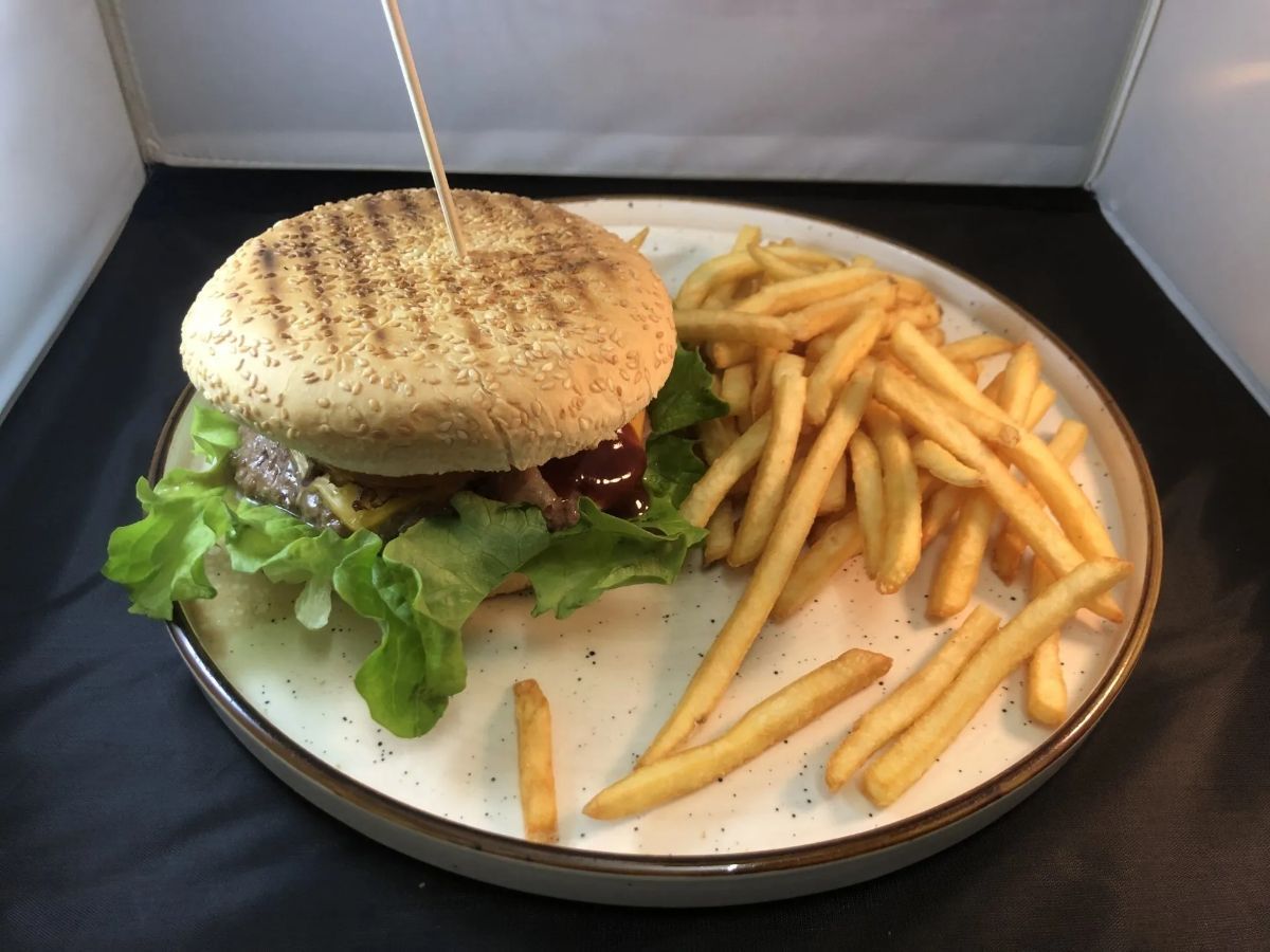 panino con patatine