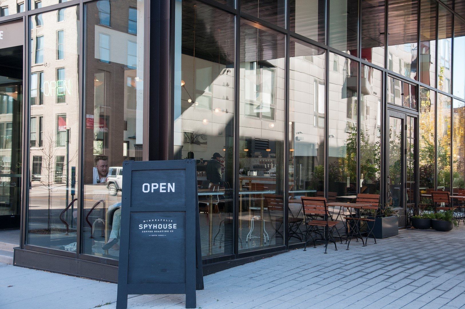 Spyhouse Coffee on the ground floor of Brunsfield North Loop