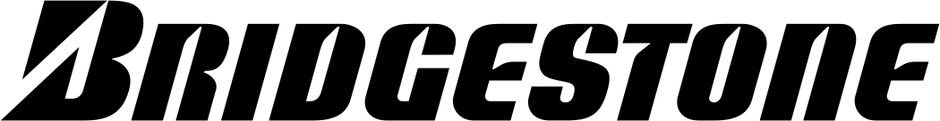 Il logo nero di Bridgestone, caratterizzato da lettere maiuscole stilizzate e in grassetto.