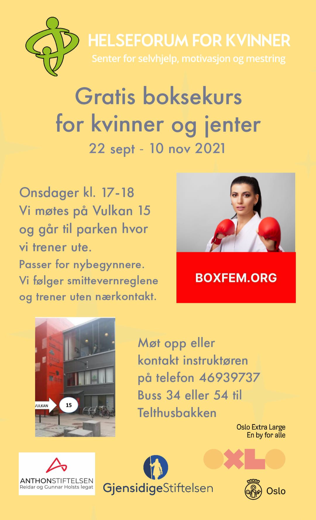 Gratis boksekurs
