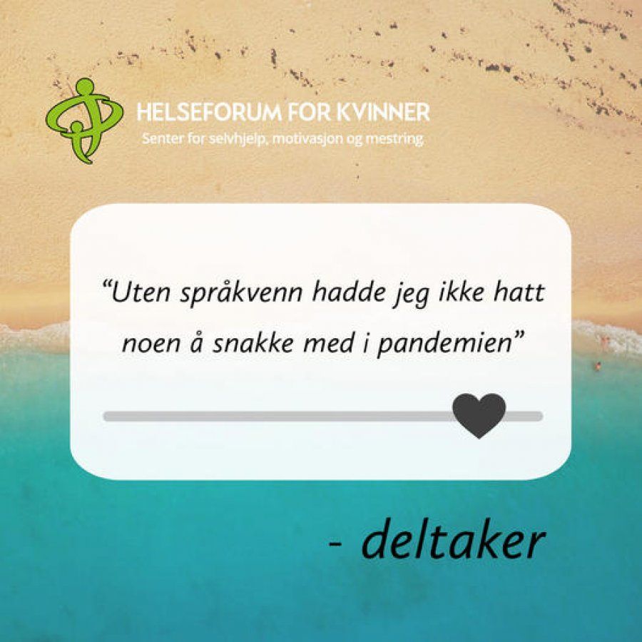Uten språkvenn hadde jeg ikke hatt noen å snakke med