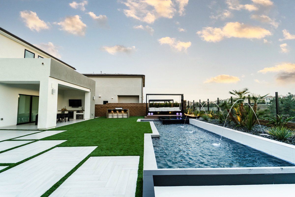Luxury Swimming pool in Porter Ranch, CA. Luxury Swimming pool in Porter Ranch, CA.