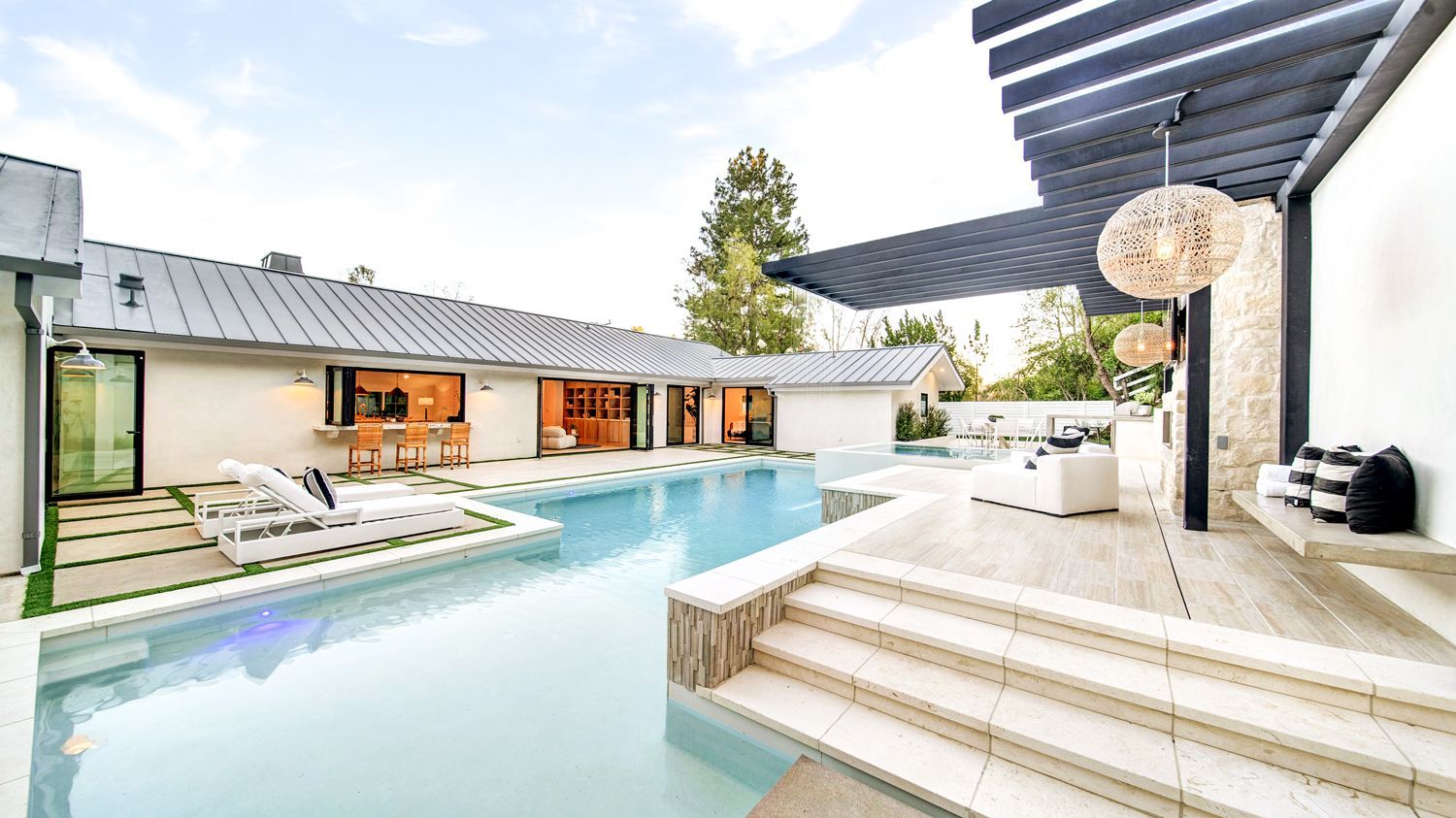 custom backyard design by Westmod