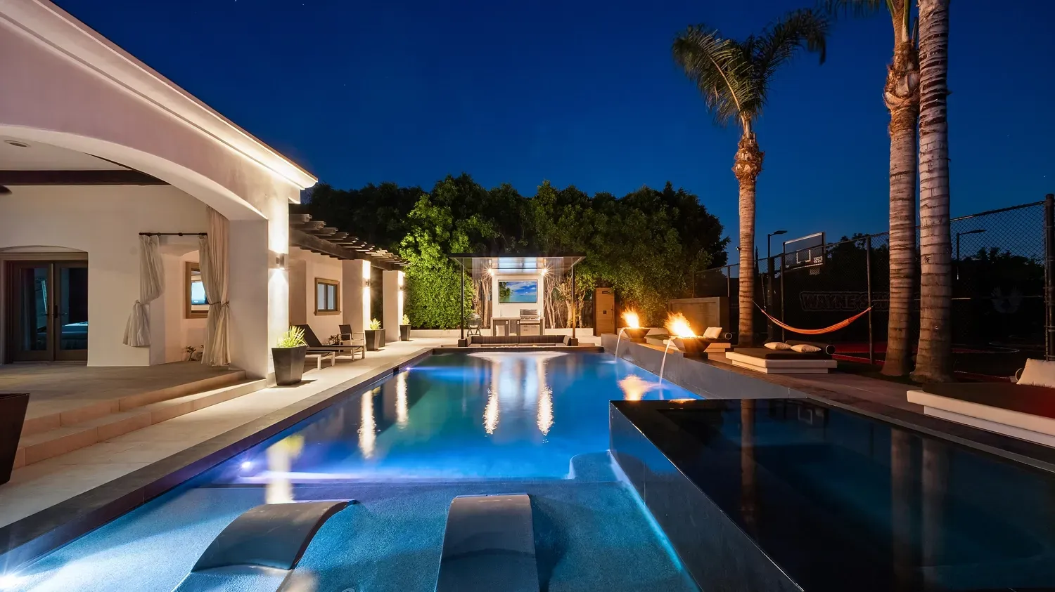 Luxury swimming pool and outdoor living space project located in Northridge, CA by Westmod.