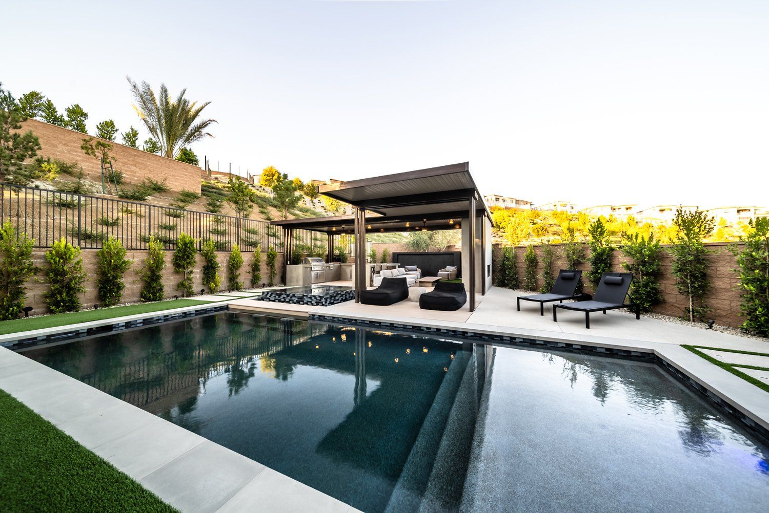 Luxury Swimming pool in Porter Ranch, CA. Luxury Swimming pool in Porter Ranch, CA.