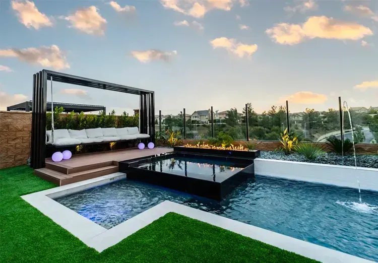 Luxury swimming pool with High end finishes Luxury swimming pool with High end finishes