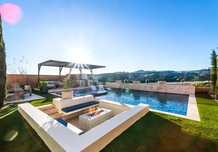 Custom Inground Swimming Pool in Southern California Custom Inground Swimming Pool in Southern California