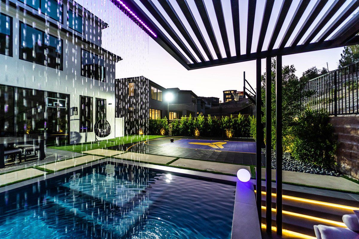 Luxury Swimming pool in Porter Ranch, CA. Luxury Swimming pool in Porter Ranch, CA.