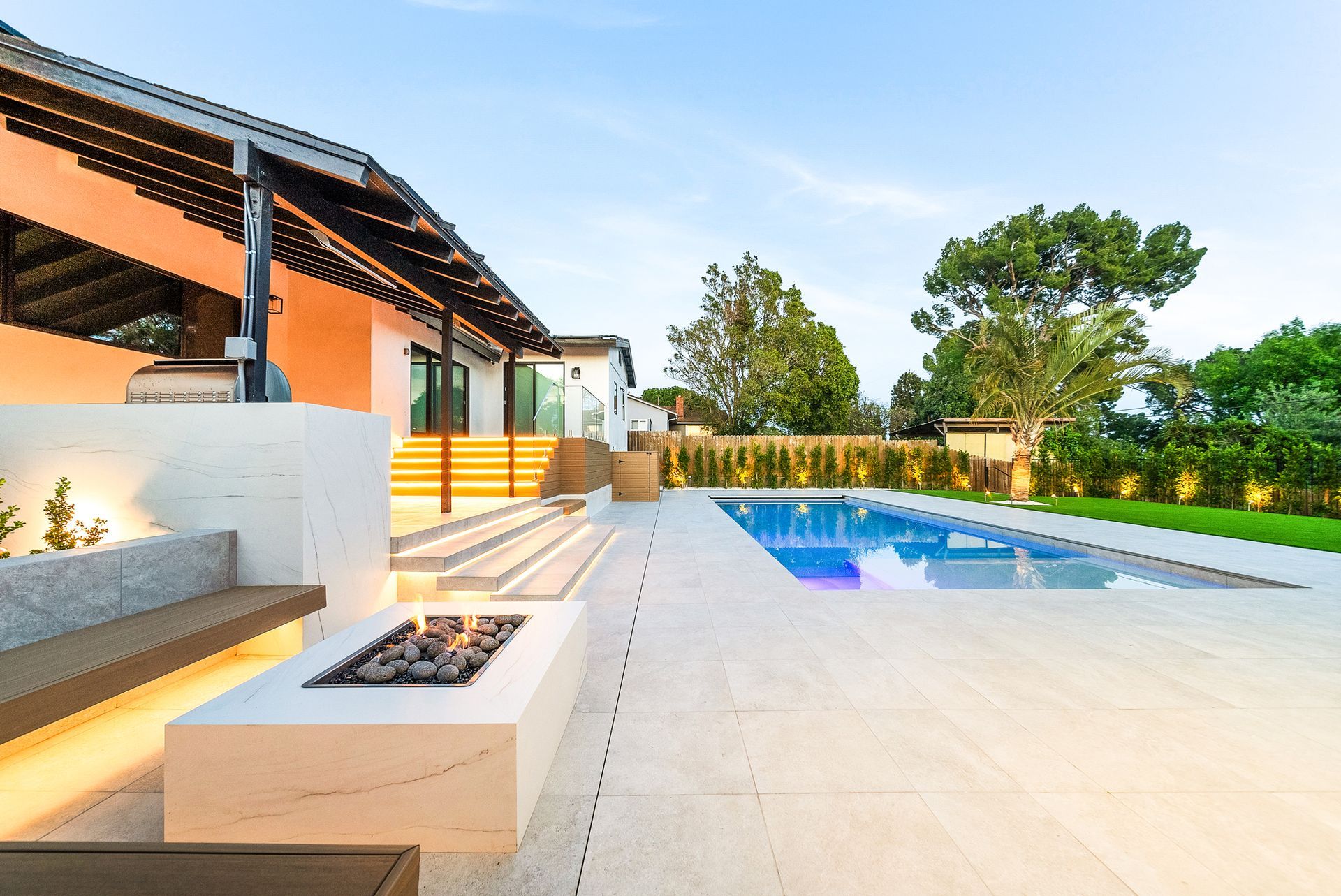 custom backyard design by Westmod