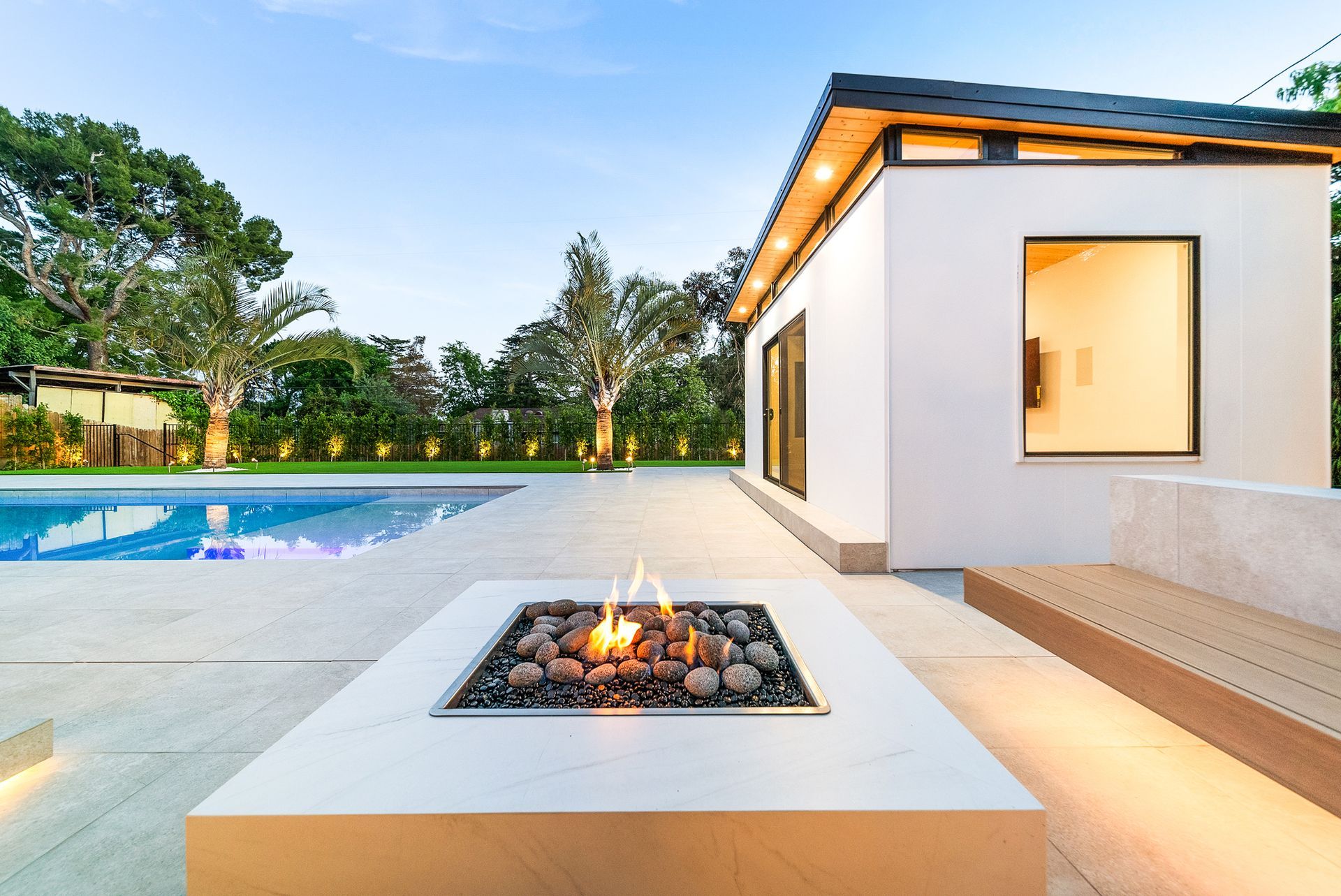 custom backyard design by Westmod