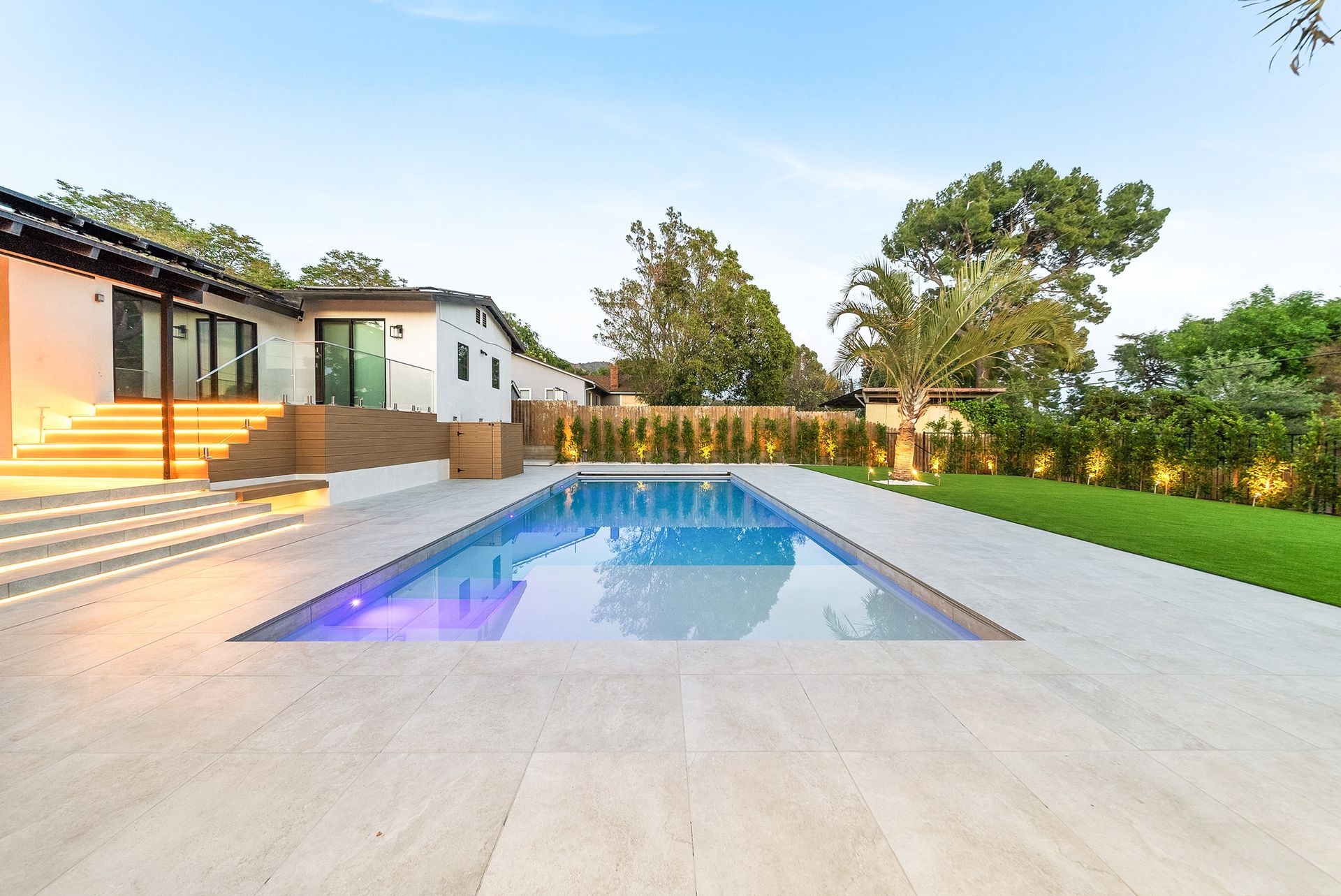 custom backyard design by Westmod