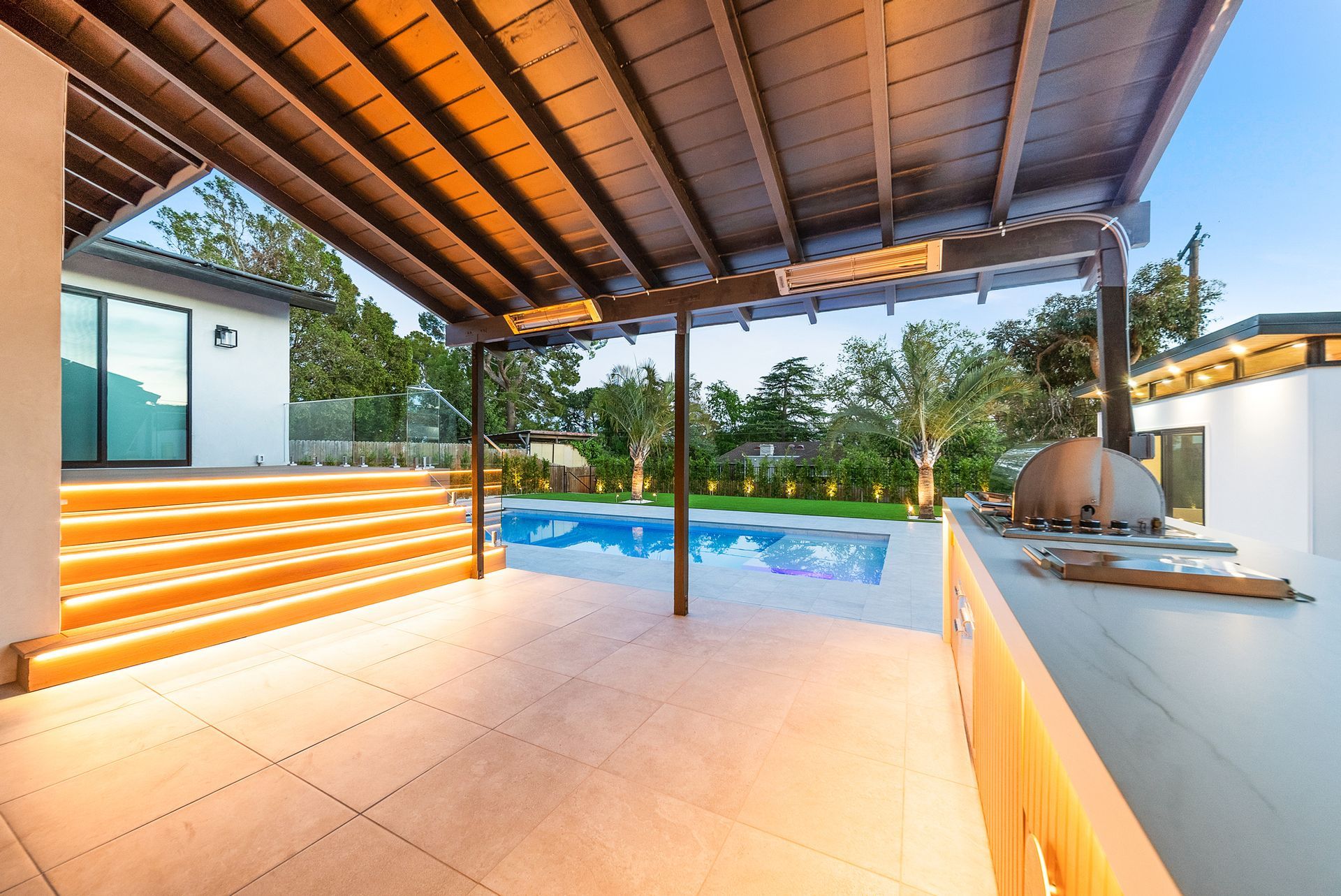 custom backyard design by Westmod