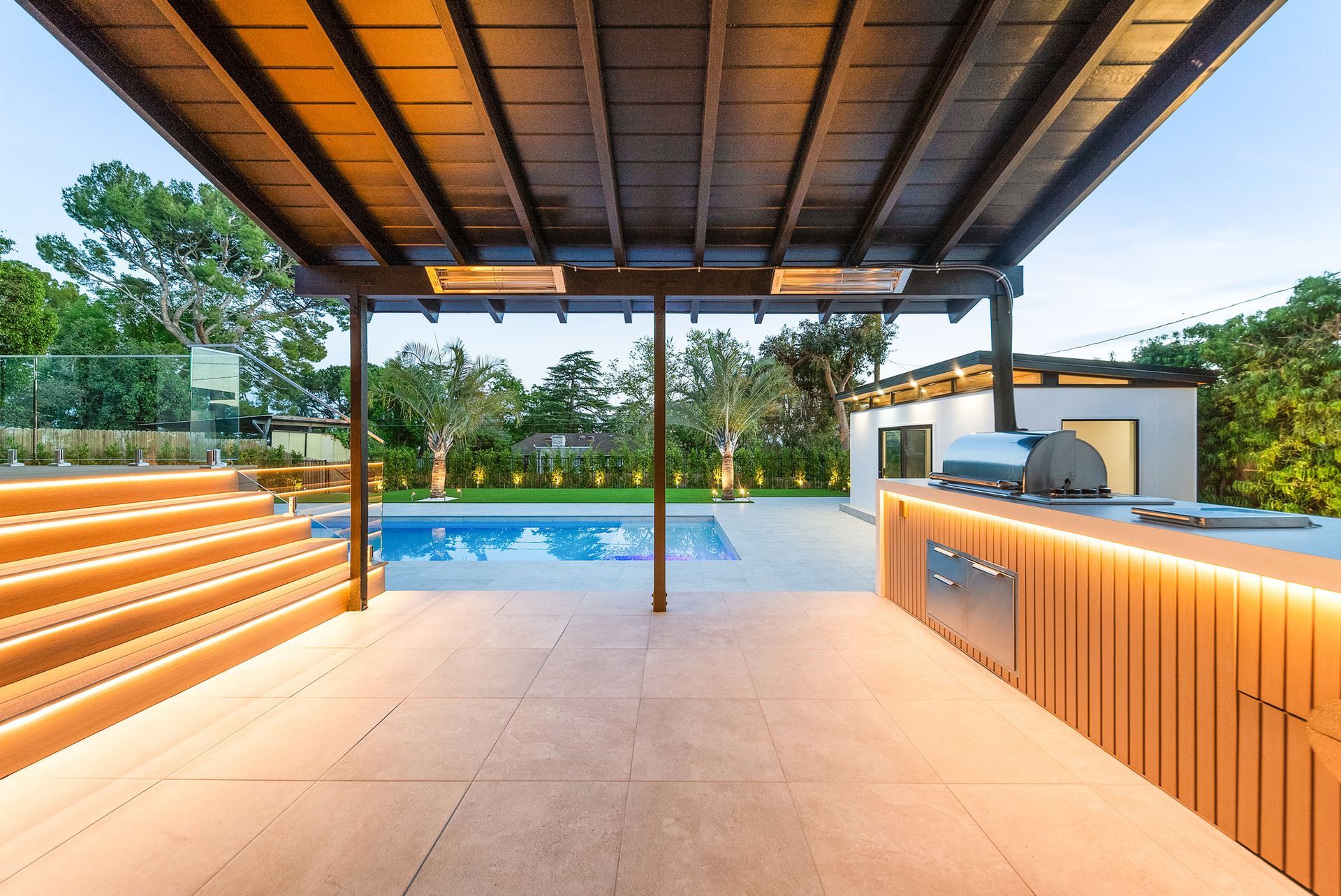 custom backyard design by Westmod