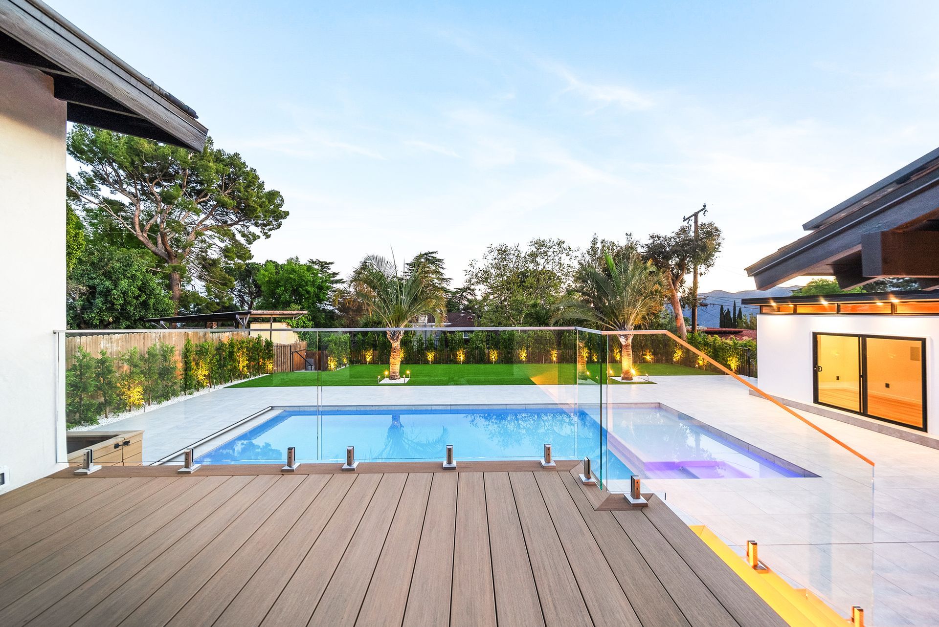 custom backyard design by Westmod