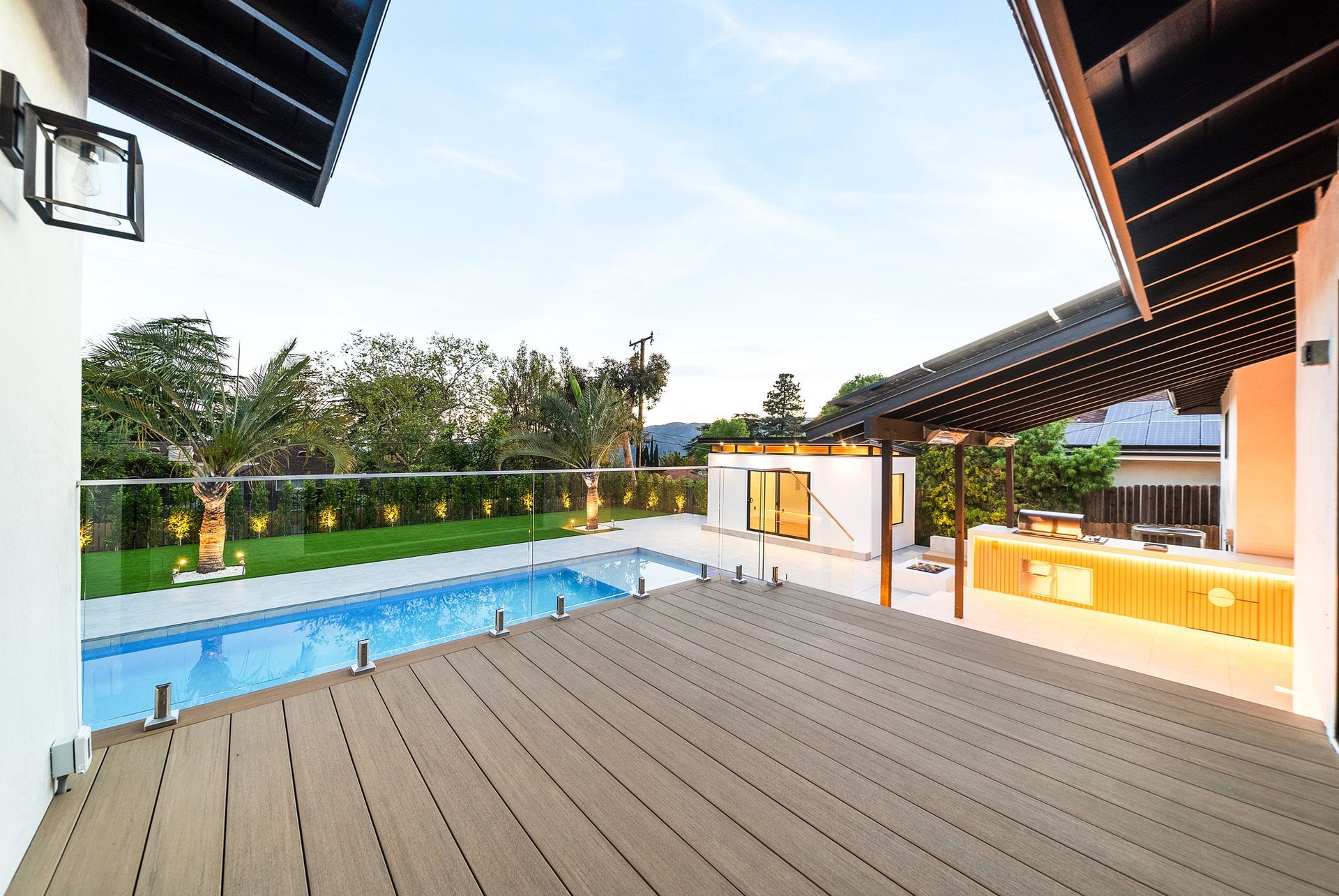 custom backyard design by Westmod