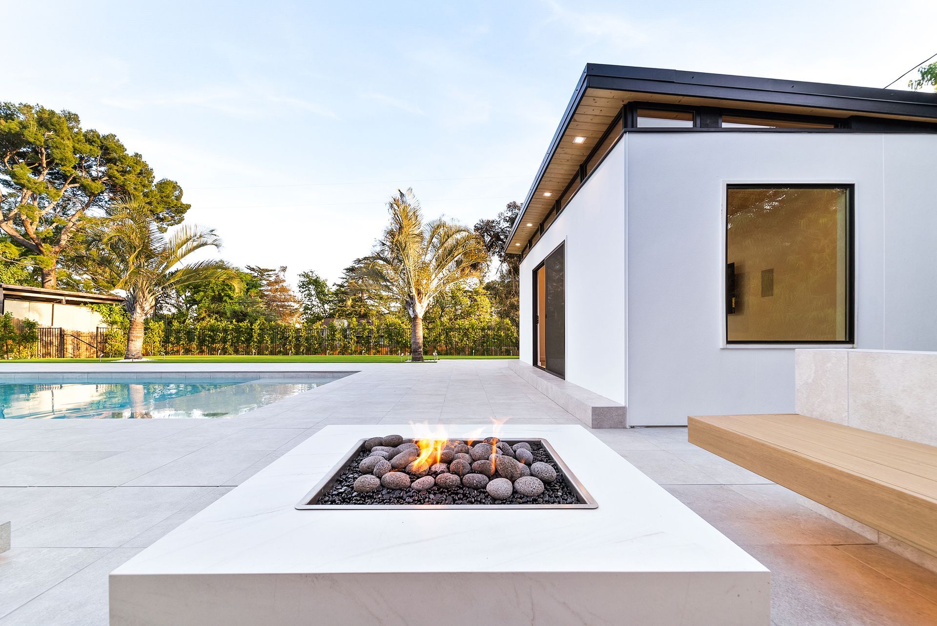 custom backyard design by Westmod