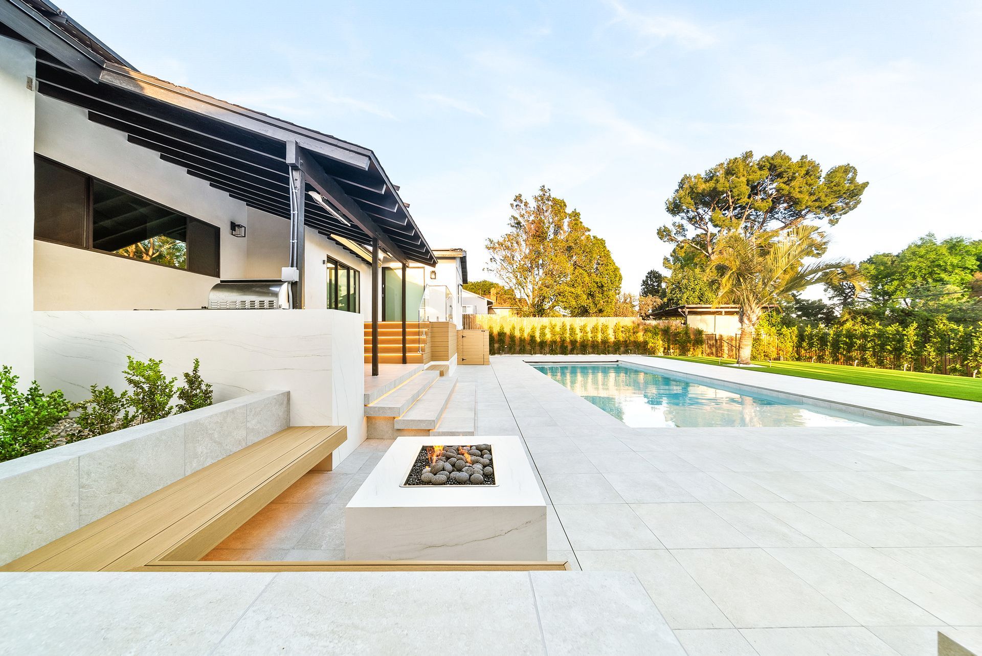 custom backyard design by Westmod