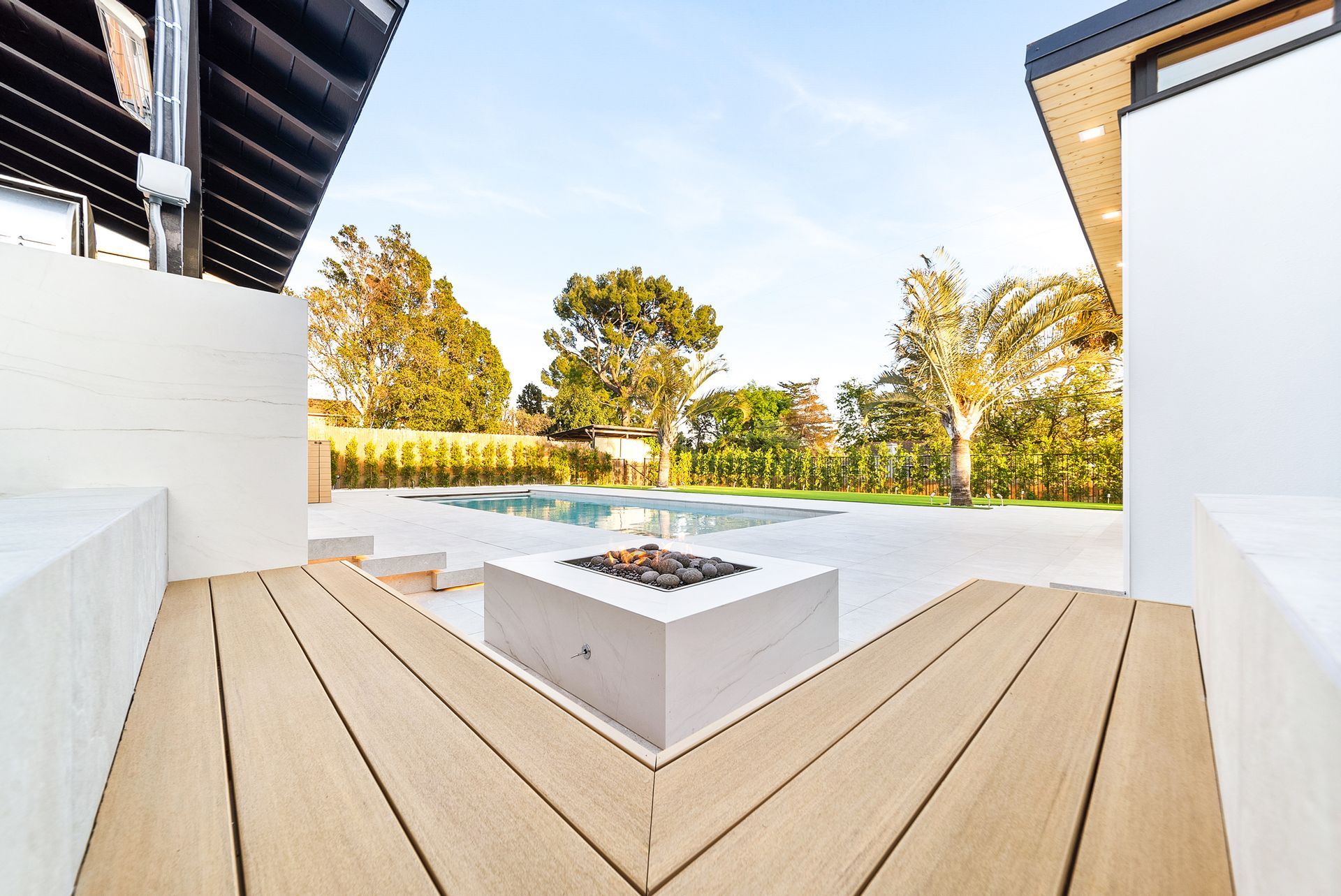custom backyard design by Westmod
