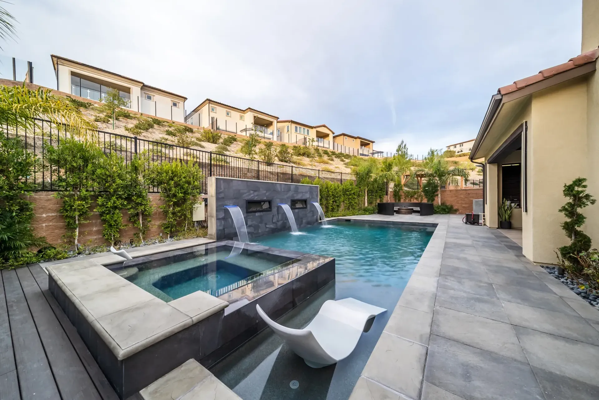 Luxury Swimming pool in Porter Ranch, CA. Luxury Swimming pool in Porter Ranch, CA.