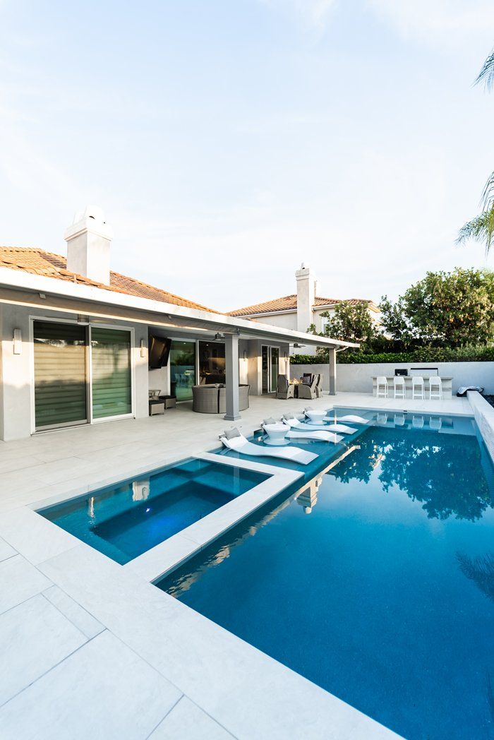 Luxury Swimming pool in Villa Park, CA. Luxury Swimming pool in Villa Park, CA.