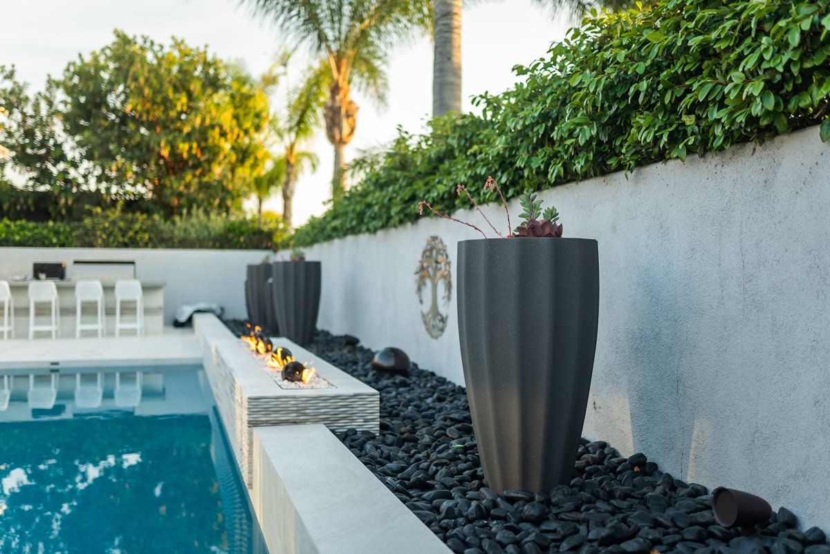 Luxury Swimming pool in Villa Park, CA.