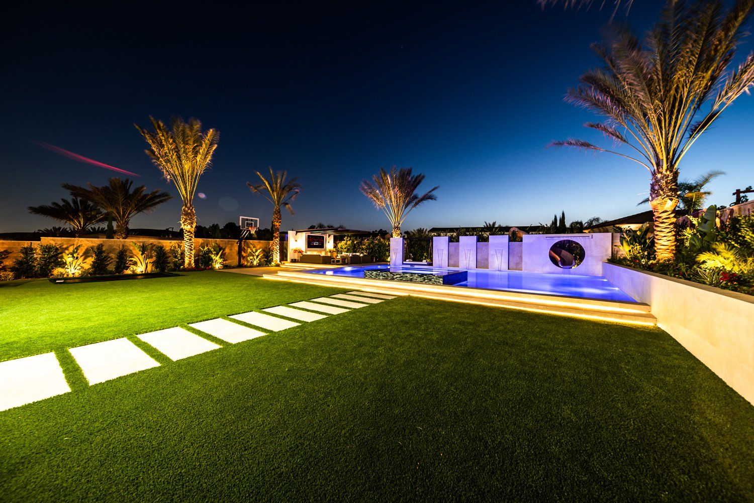 Luxury Swimming pool in Porter Ranch, CA. Luxury Swimming pool in Porter Ranch, CA.