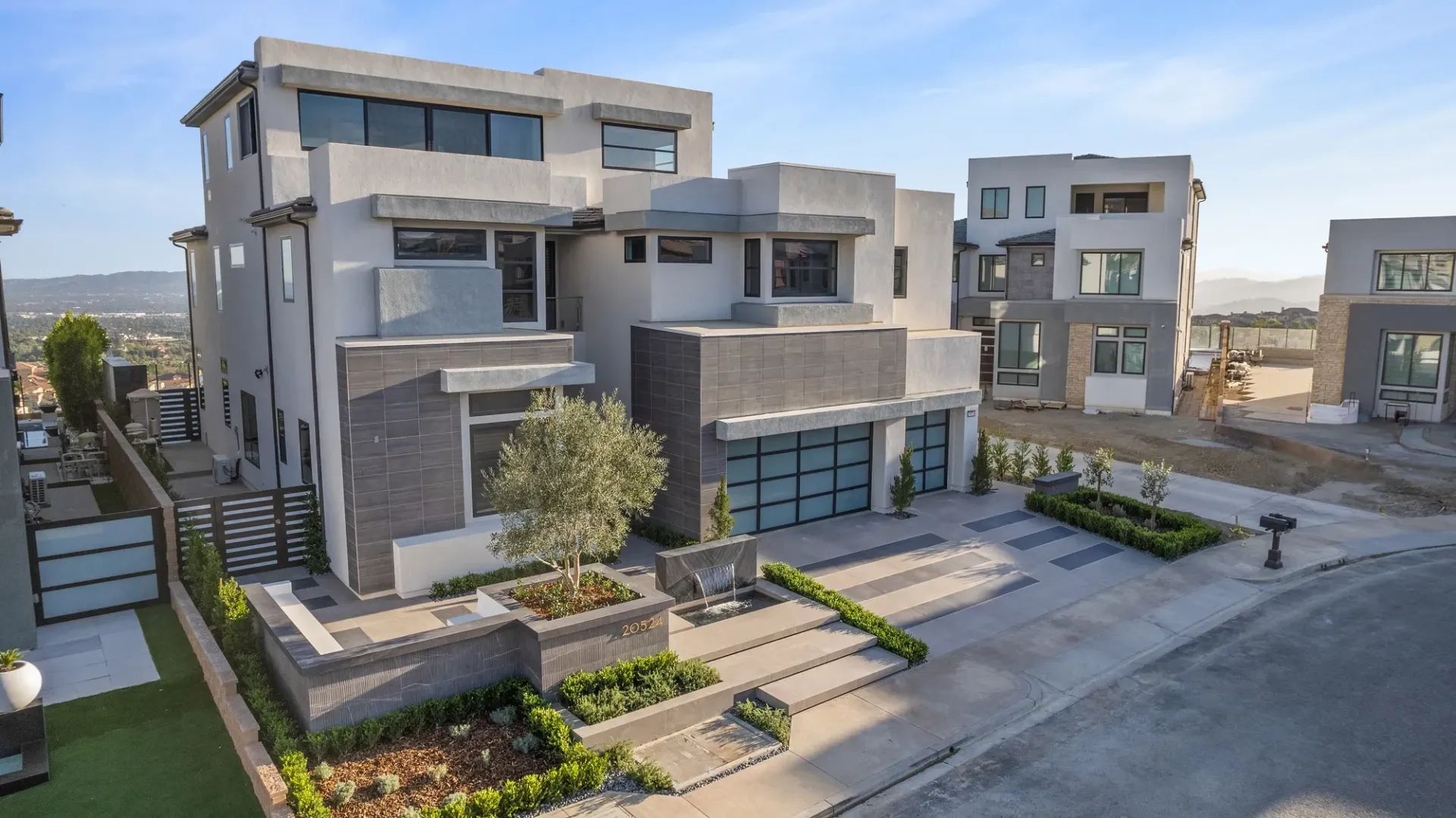 Luxury pool and outdoor living space designed and built by Westmod.