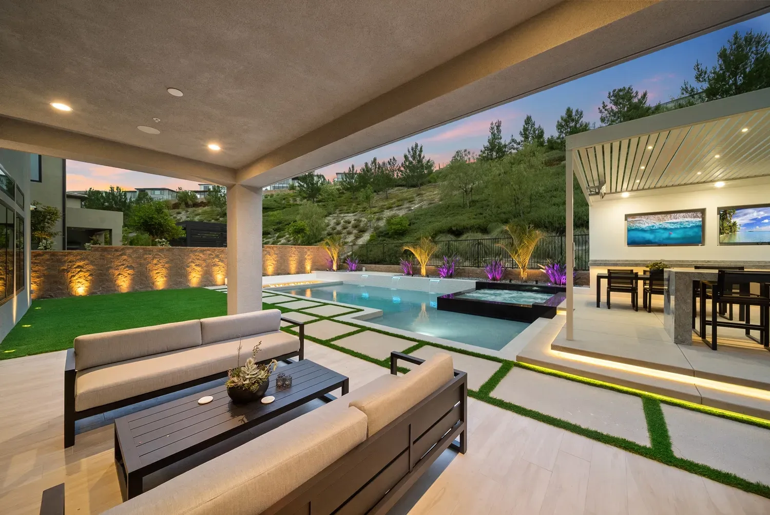 Luxury swimming pool design and construction by Westmod in Hidden Hills, CA. Luxury swimming pool design and construction by Westmod in Hidden Hills, CA.