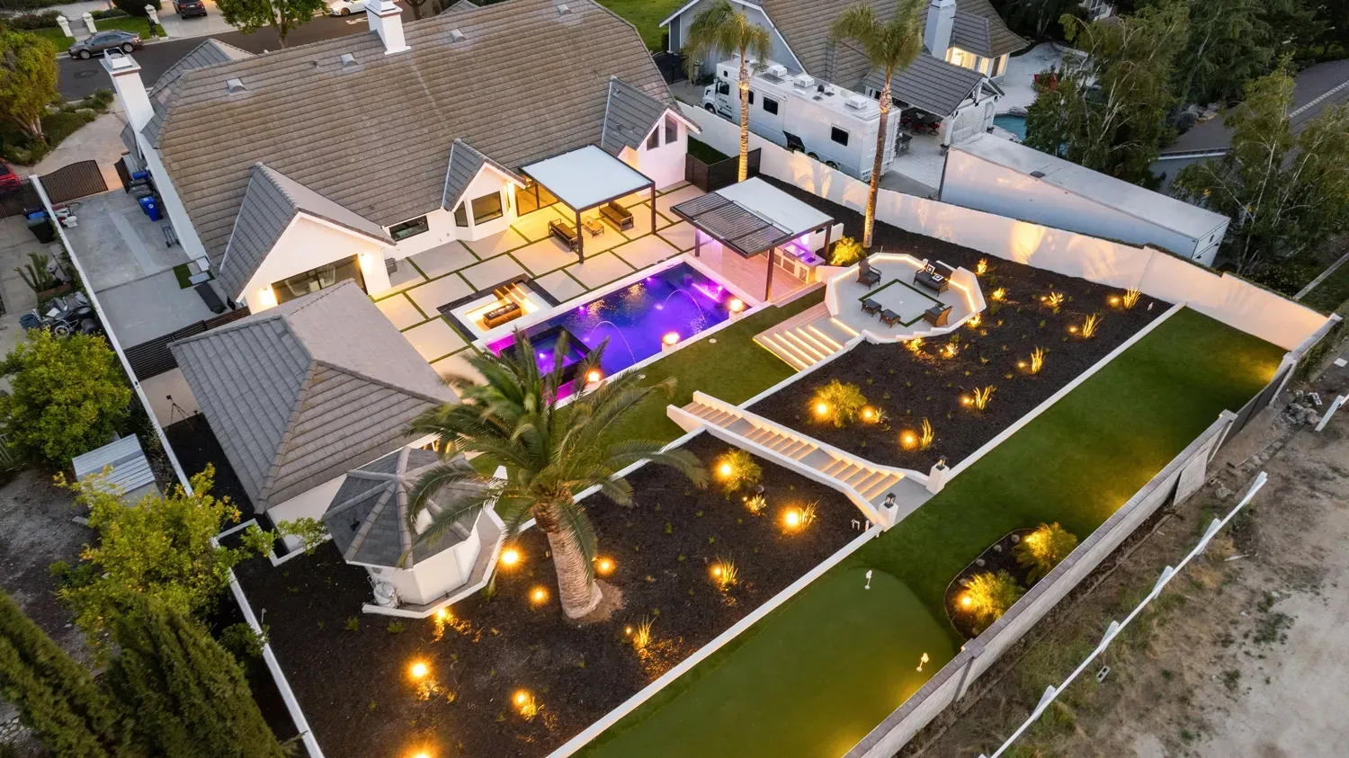 Luxury Swimming pool in Rancho Cucamonga, CA. Luxury Swimming pool in Rancho Cucamonga, CA.