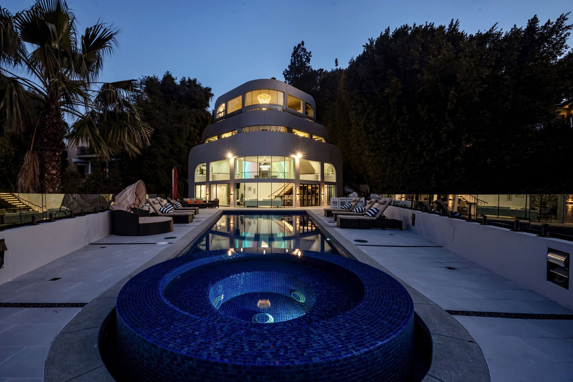Bel Air Yacht Mansion Custom Pool Remodel by Westmod.