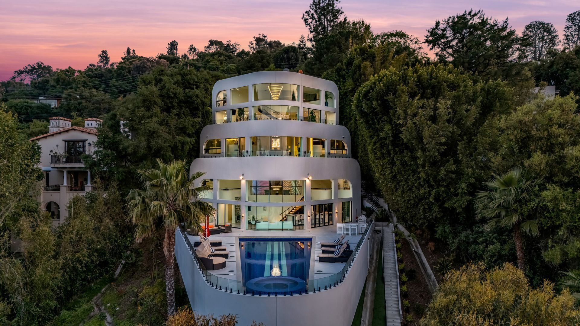 Bel Air Yacht Mansion Custom Pool Remodel by Westmod.
