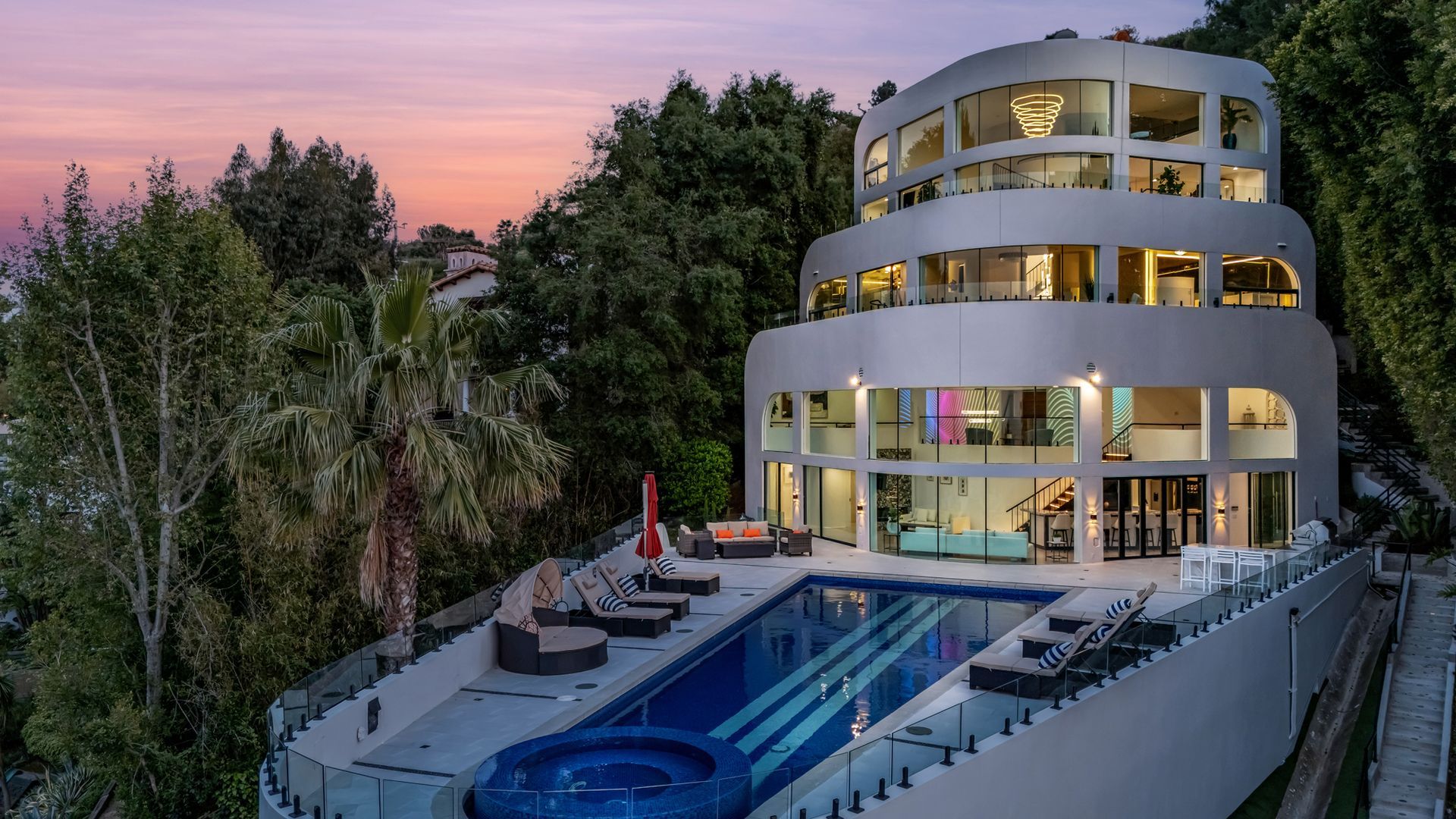 Bel Air Yacht Mansion Custom Pool Remodel by Westmod.