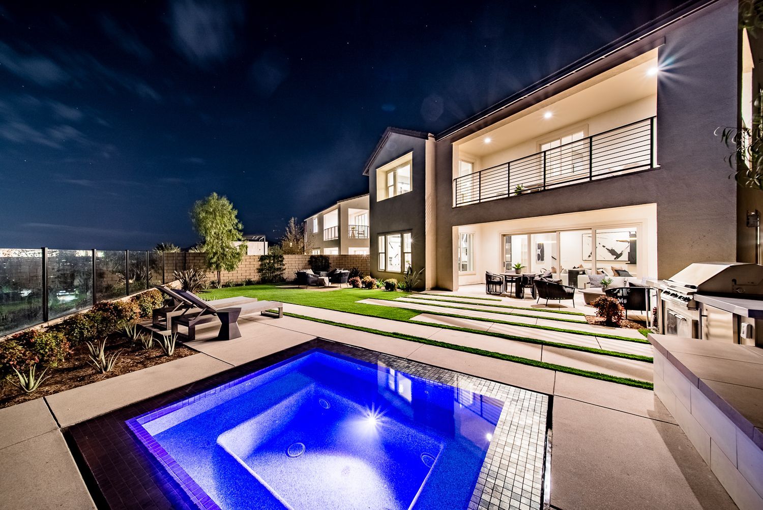 Luxury spa and outdoor living space by Westmod. Location: Chatsworth, CA