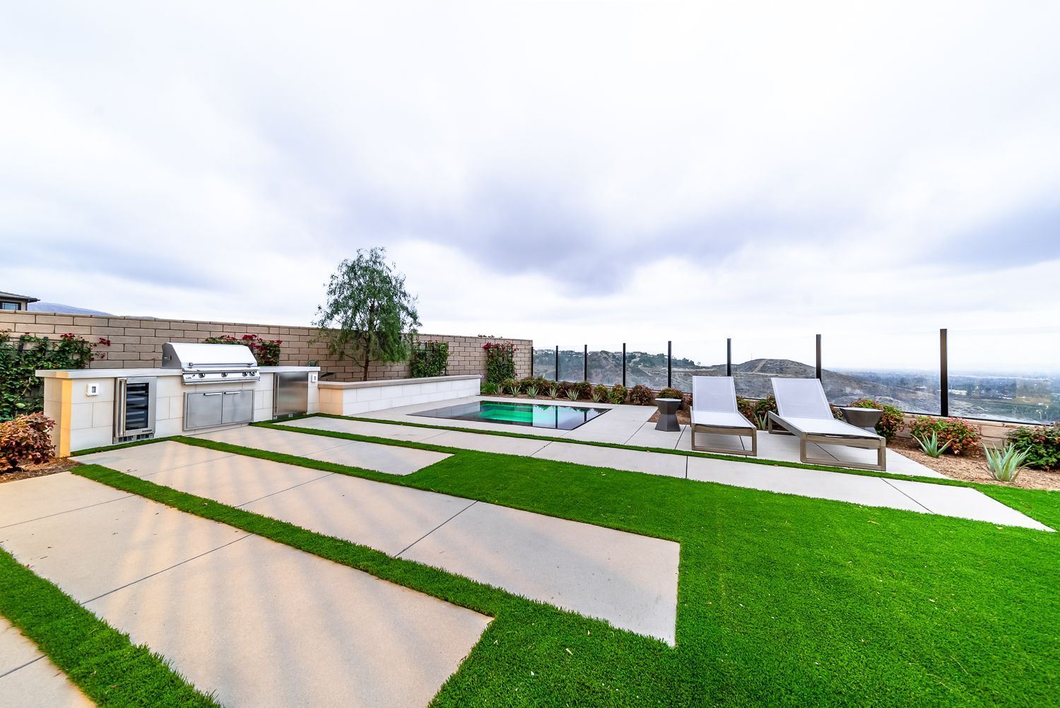 Luxury spa and outdoor living space by Westmod. Location: Chatsworth, CA