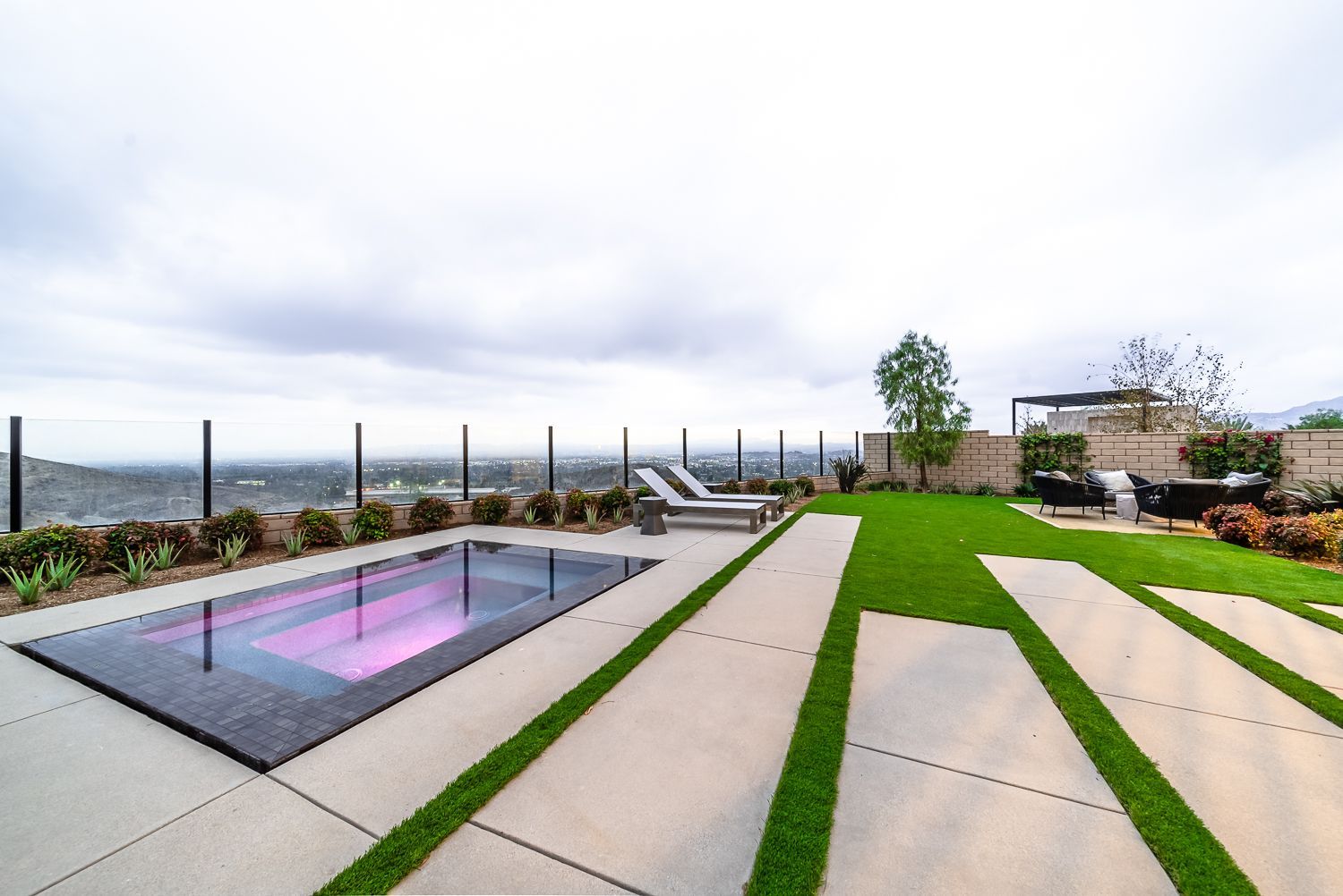 Luxury spa and outdoor living space by Westmod. Location: Chatsworth, CA