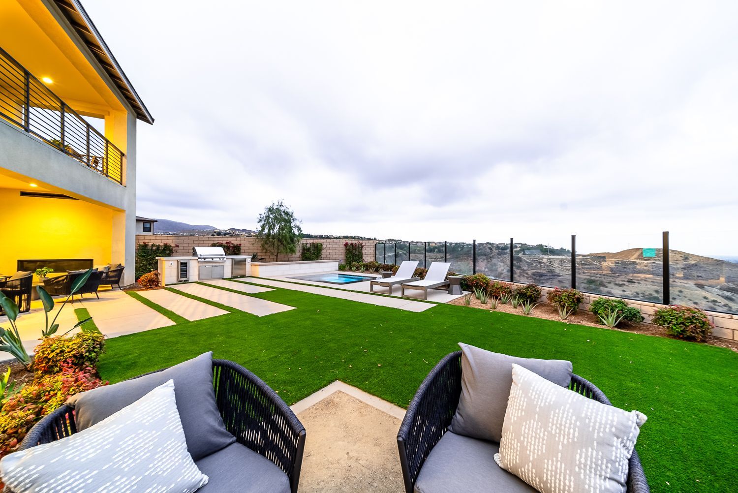 Luxury spa and outdoor living space by Westmod. Location: Chatsworth, CA