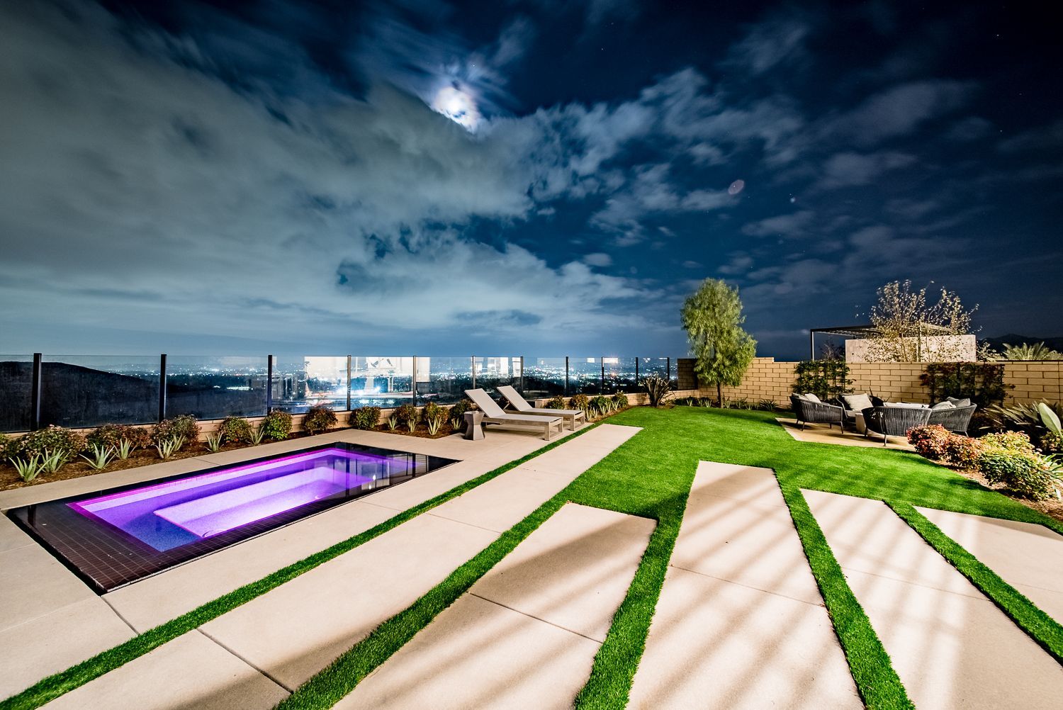 Luxury spa and outdoor living space by Westmod. Location: Chatsworth, CA