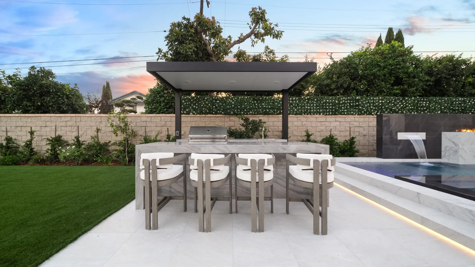 luxury outdoor living design and build project by Westmod