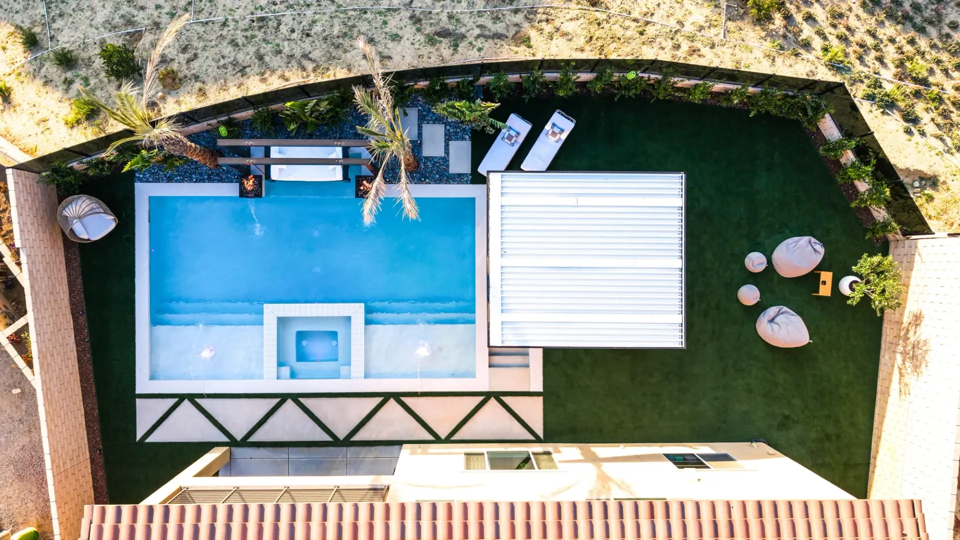custom swimming pool and outdoor living by Westmod.