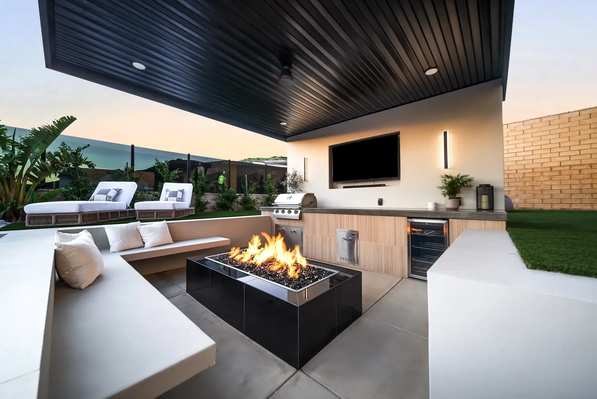 custom swimming pool and outdoor living by Westmod.