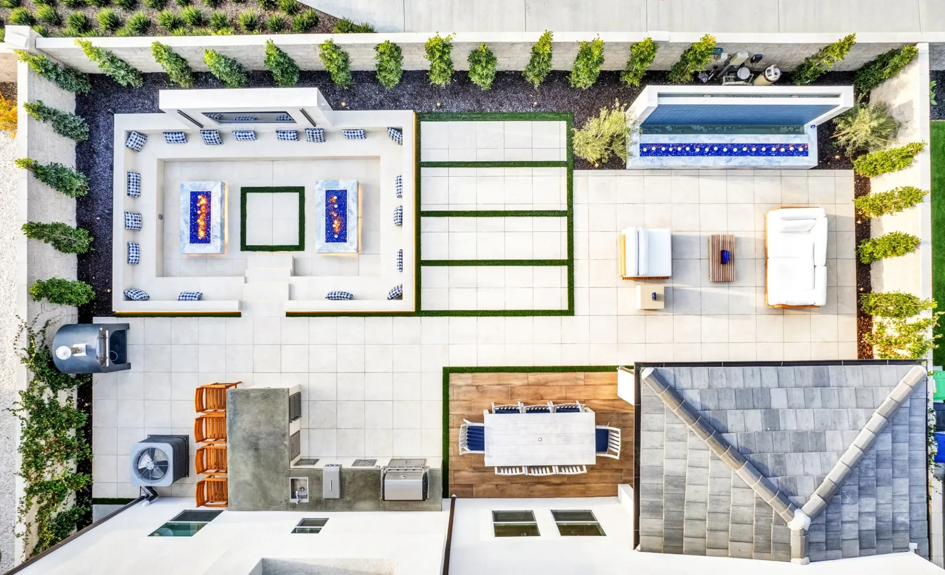 custom backyard design by Westmod