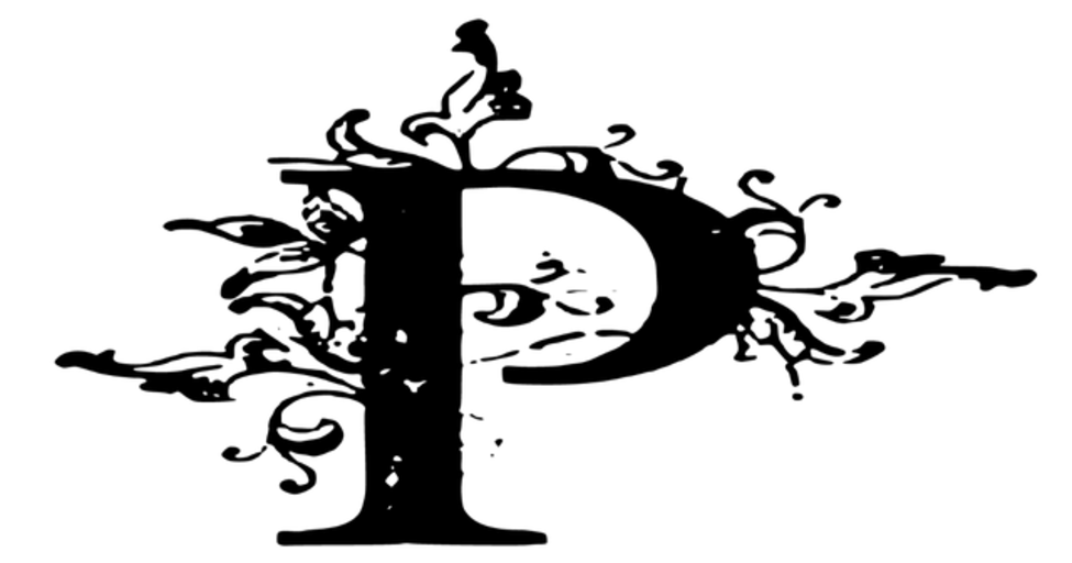 Ornamental black letter