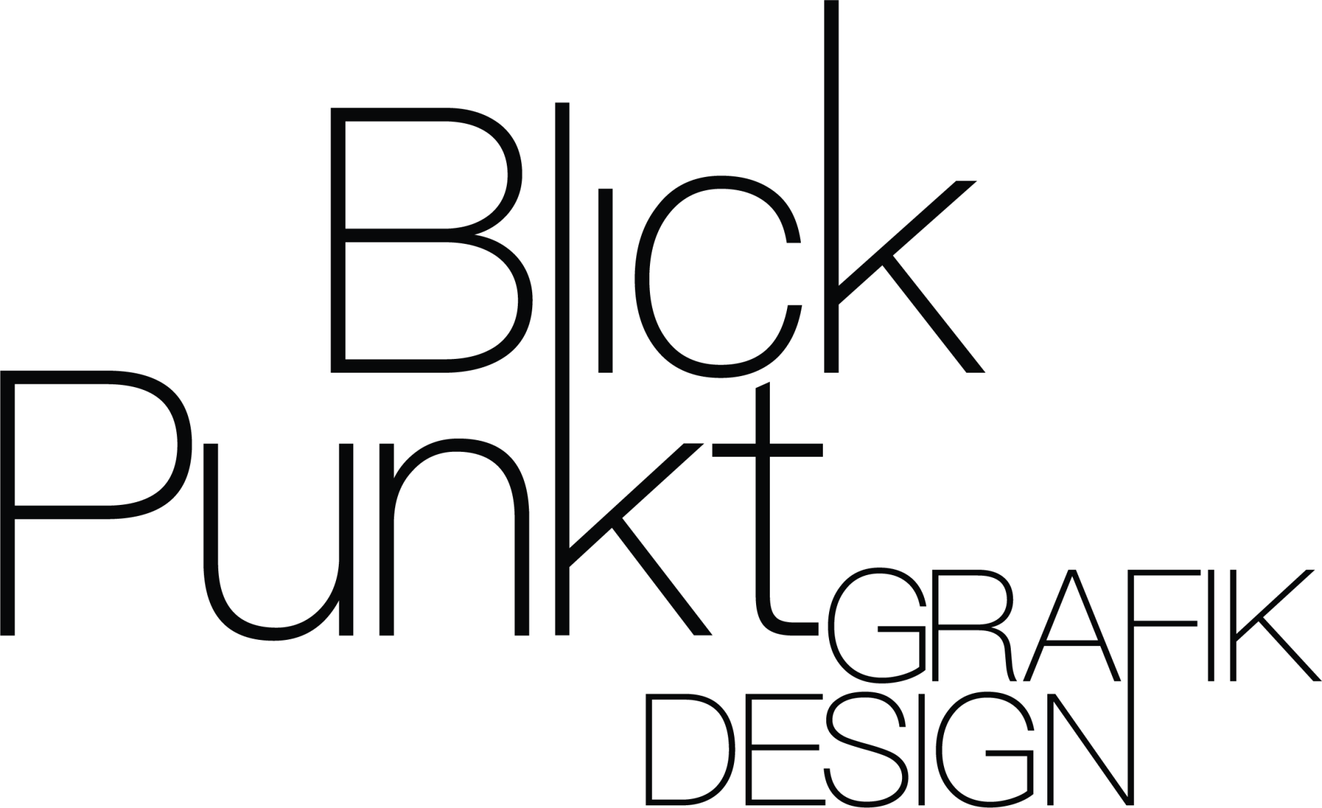 Logo BlickPunkt schwarz