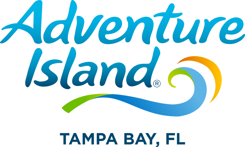 The logo for adventure island in tampa bay florida