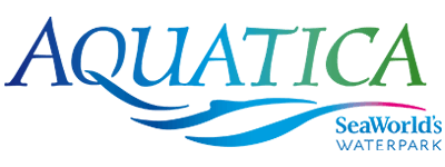 The logo for aquatica seaworld 's waterpark