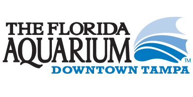 The logo for the florida aquarium downtown tampa.