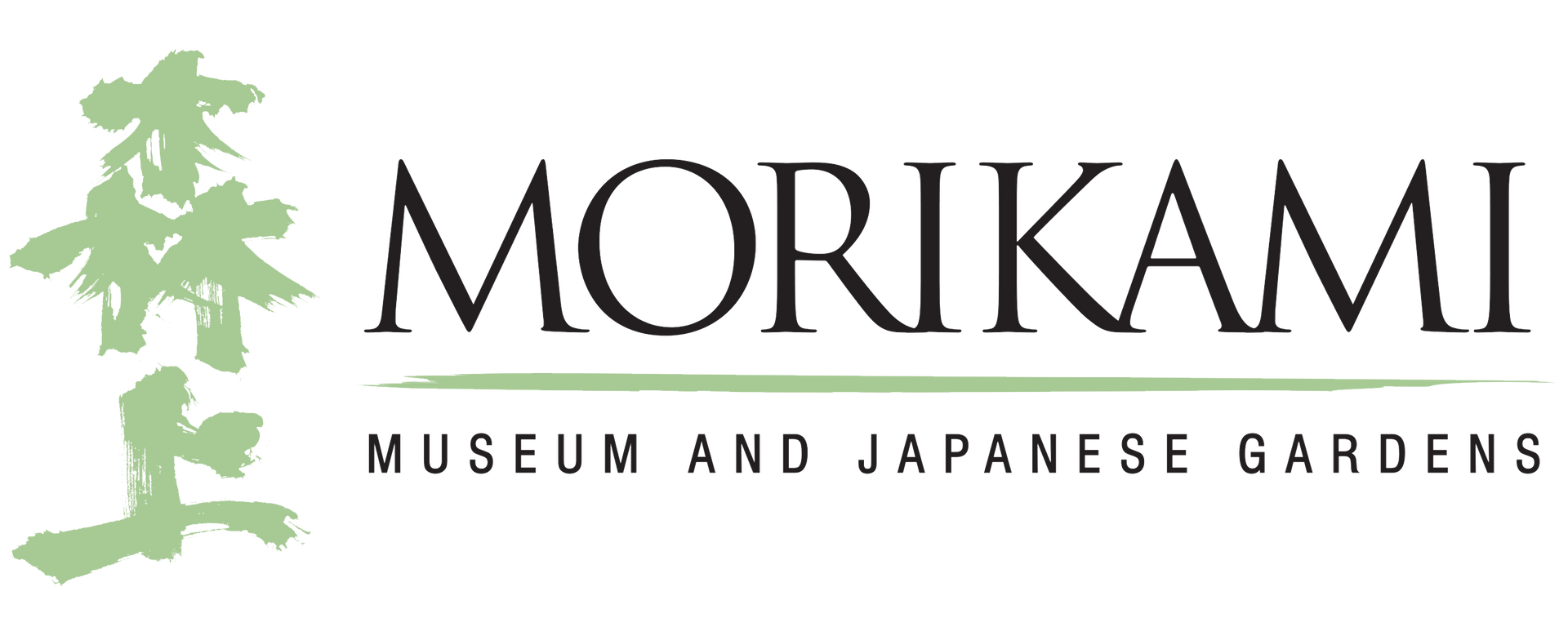 The logo for the morikami museum and japanese gardens.